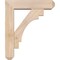 Ekena Millwork Merced Craftsman Smooth Bracket w/ Offset Brace, Douglas Fir, 5 1/2"W x 20"D x 24"H BKT0604X20X24MRC04SDF - alternate 3